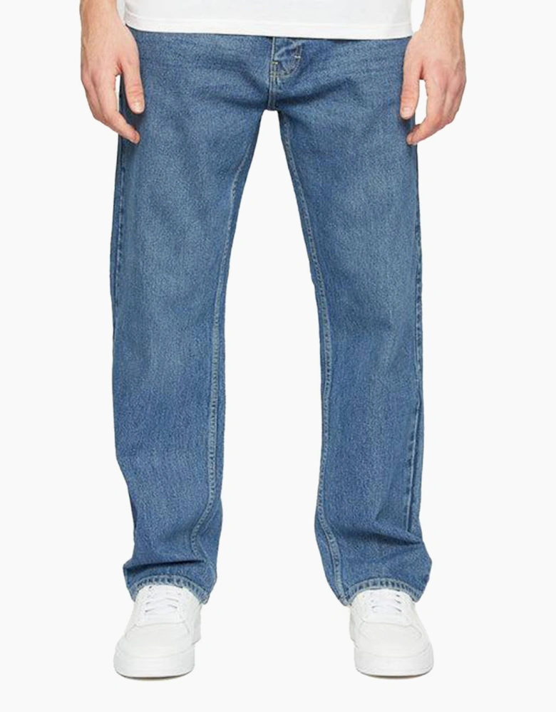 Crosshatch Tillman Mens Baggy Jeans Stone Wash