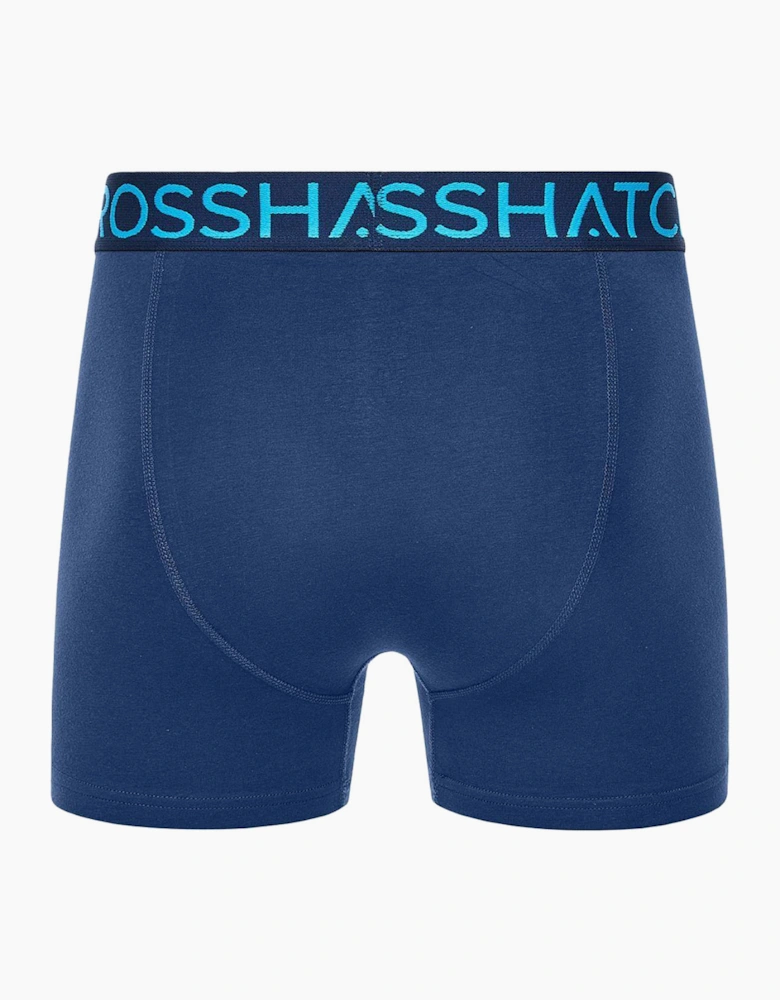 Crosshatch Trioglow Mens Boxer Shorts 3pk Navy