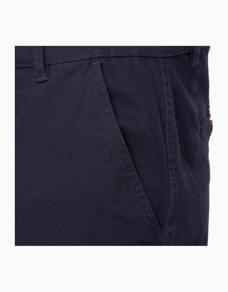 Crosshatch Sinwood Mens Chino Shorts Navy