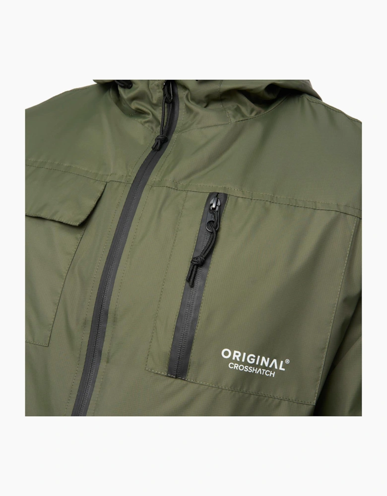 Crosshatch Utilate Mens Jacket Thyme Green