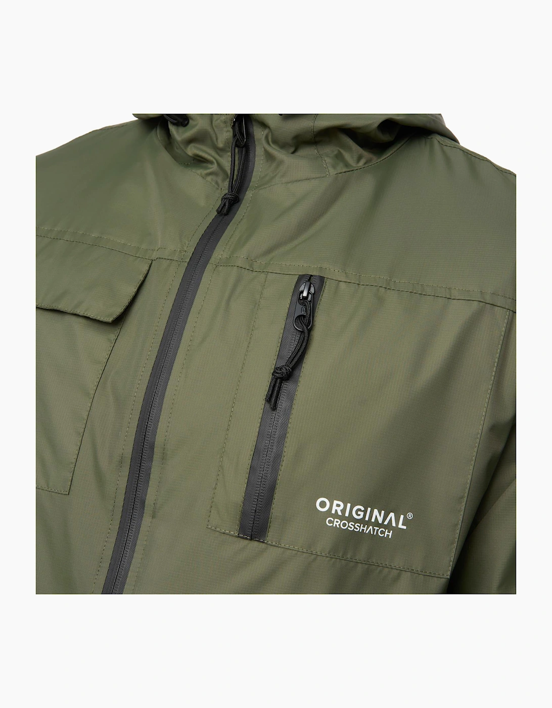 Crosshatch Utilate Mens Jacket Thyme Green