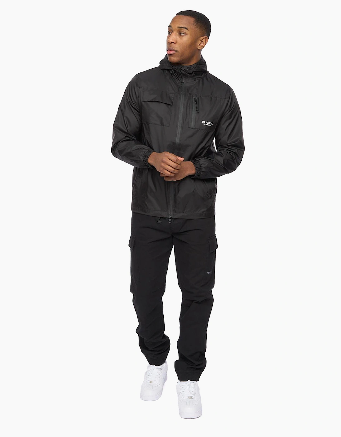 Crosshatch Utilate Mens Jacket Black