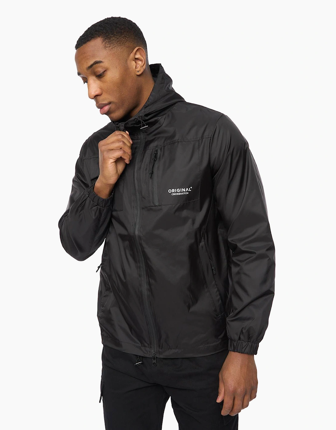 Crosshatch Utilate Mens Jacket Black