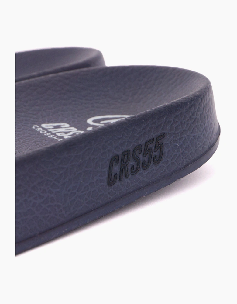 Crosshatch Ventamoore Mens Sliders Navy / Yellow