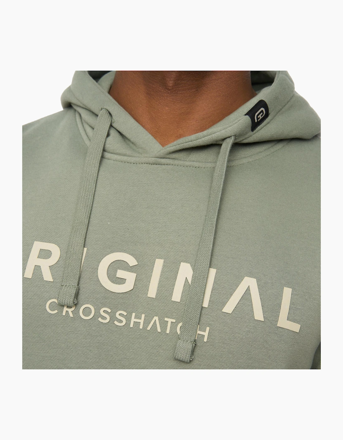 Crosshatch Bardon Mens Hoodie Olive / Green