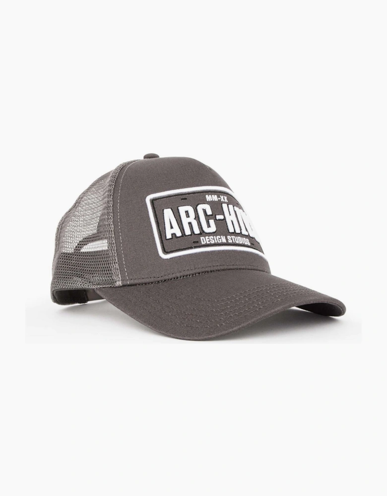Archive Design Studios Pitstop Mens Trucker Cap Grey