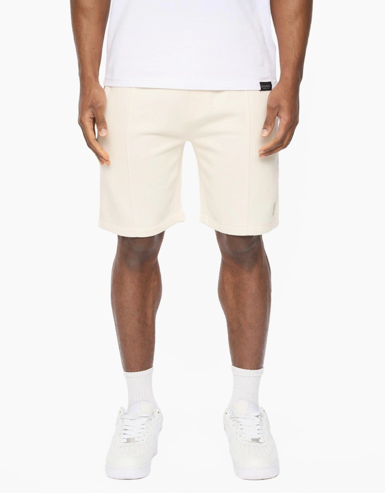 Crosshatch Bardon Mens Jog Shorts Neutral