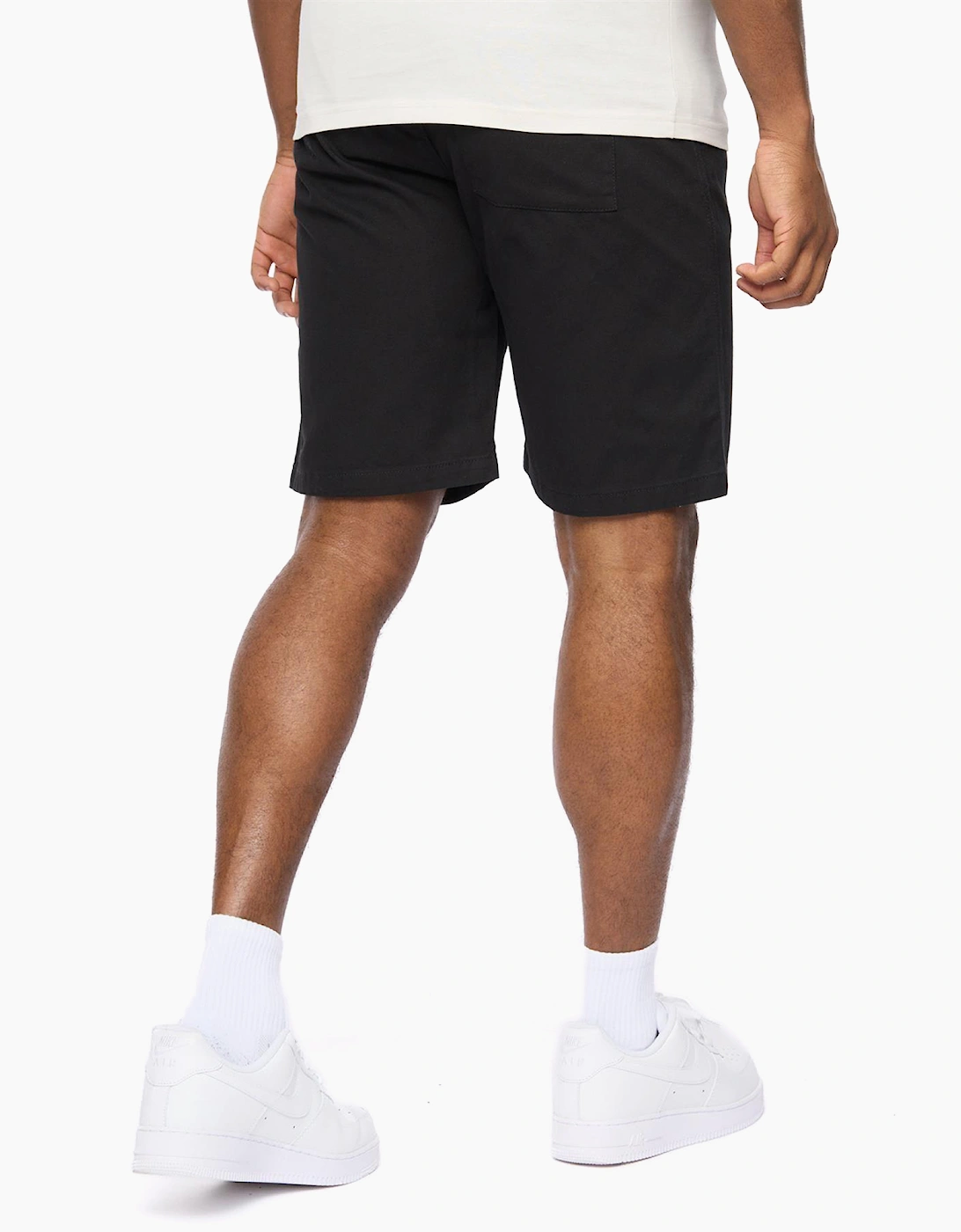 Crosshatch Blansmoore Elastic Waist Mens Shorts Black