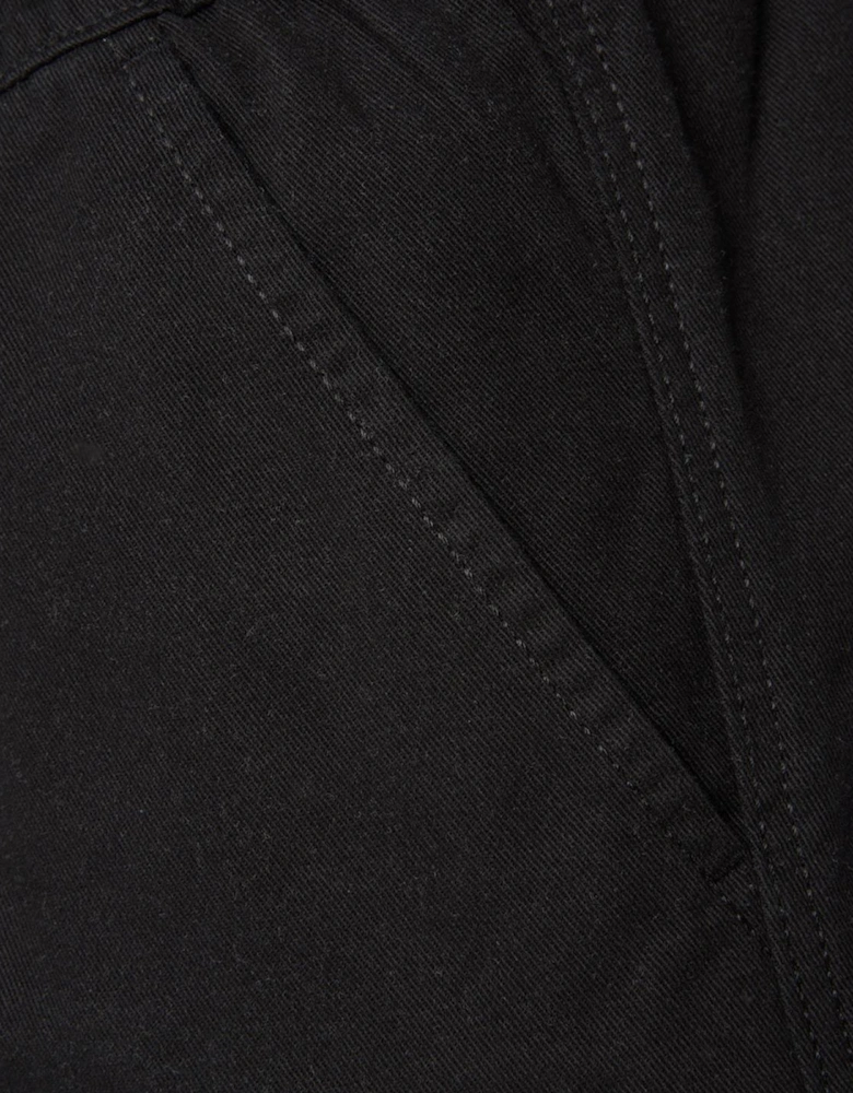 Crosshatch Blansmoore Elastic Waist Mens Shorts Black