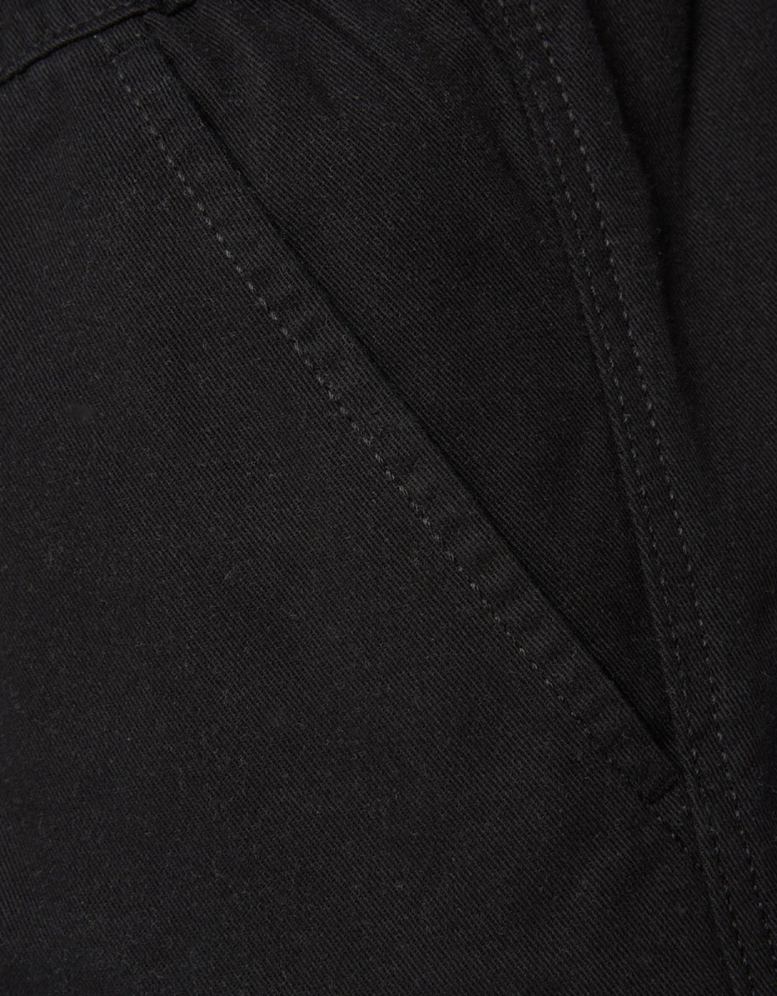 Crosshatch Blansmoore Elastic Waist Mens Shorts Black