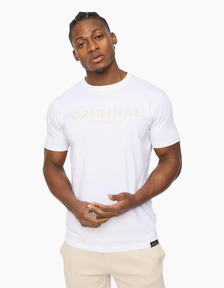 Crosshatch Bardon Mens T-Shirt White