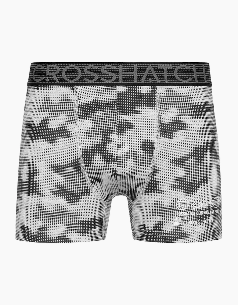 Crosshatch Buzzard 5pk Mens Boxer Shorts Grey Marl