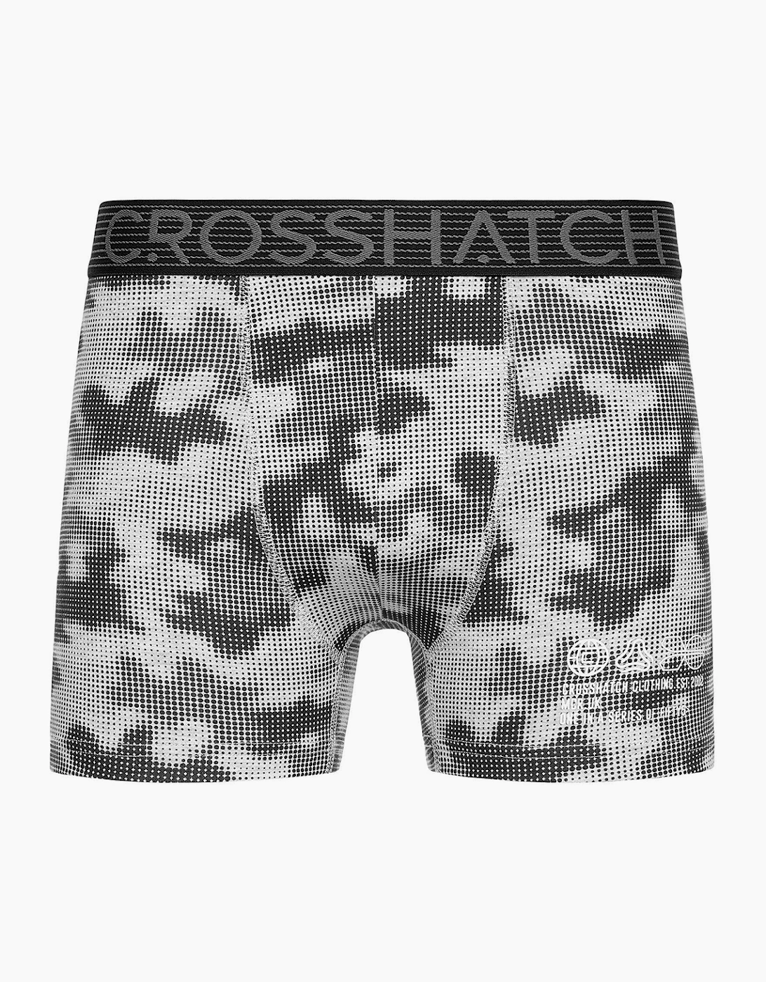 Crosshatch Buzzard 5pk Mens Boxer Shorts Grey Marl
