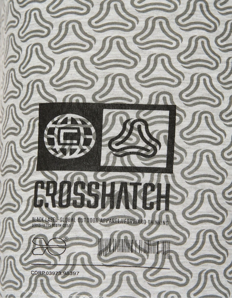 Crosshatch Buzzard 5pk Mens Boxer Shorts Grey Marl