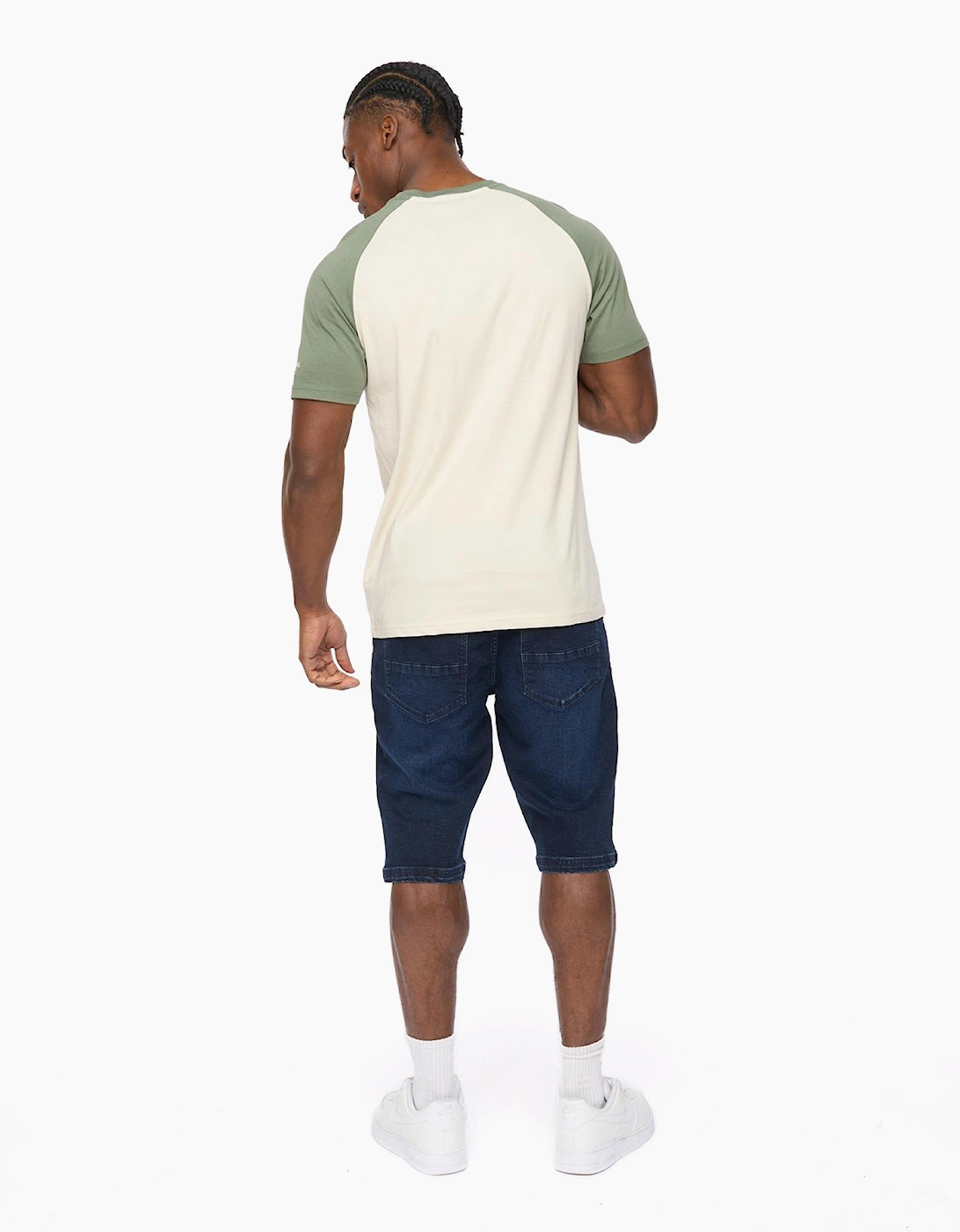 Crosshatch Bretsby Mens T-Shirt Olive / Green