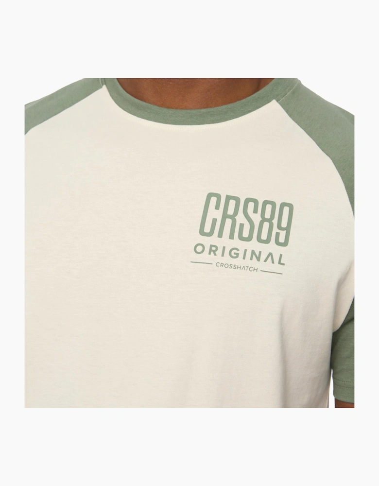 Crosshatch Bretsby Mens T-Shirt Olive / Green
