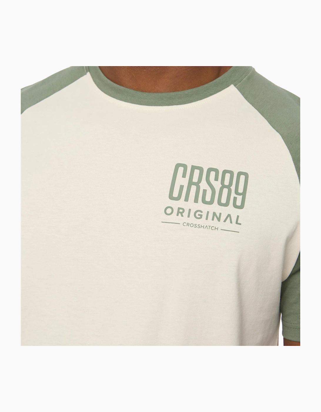 Crosshatch Bretsby Mens T-Shirt Olive / Green