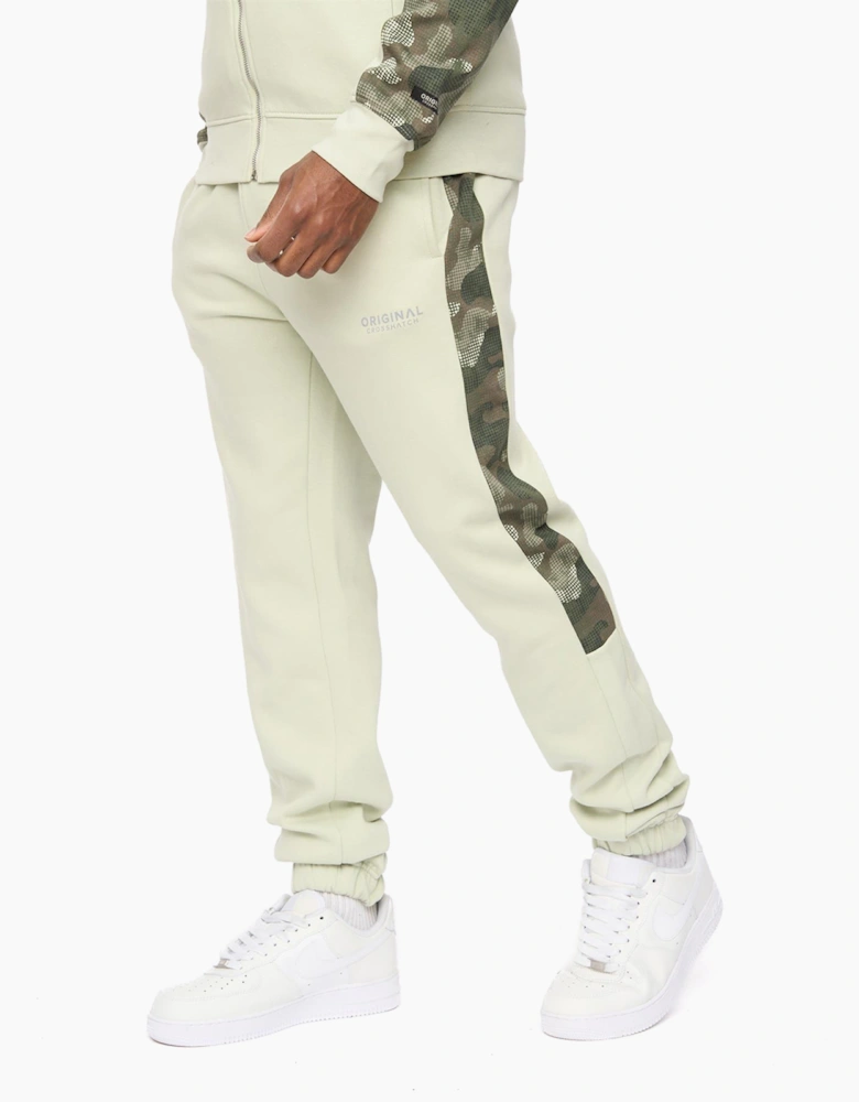 Crosshatch Branton Mens Joggers Light Olive / Green