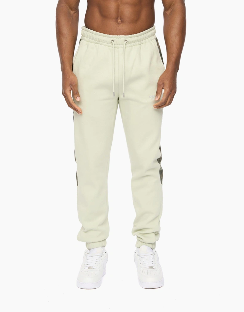 Crosshatch Branton Mens Joggers Light Olive / Green