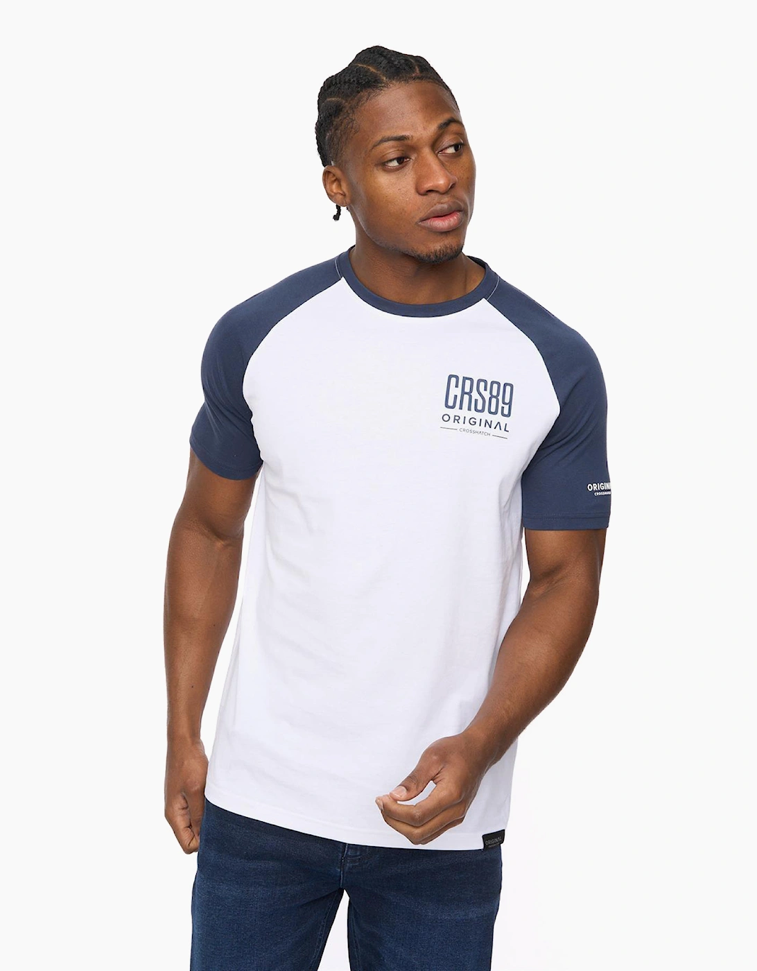Crosshatch Bretsby Mens T-Shirt Navy