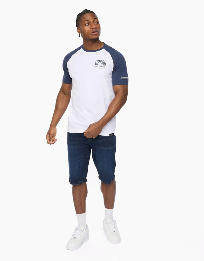 Crosshatch Bretsby Mens T-Shirt Navy