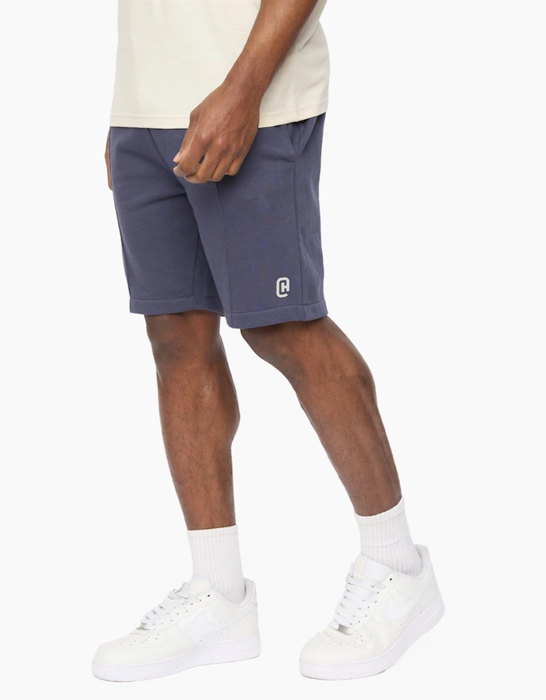 Crosshatch Bardon Mens Jog Shorts Navy