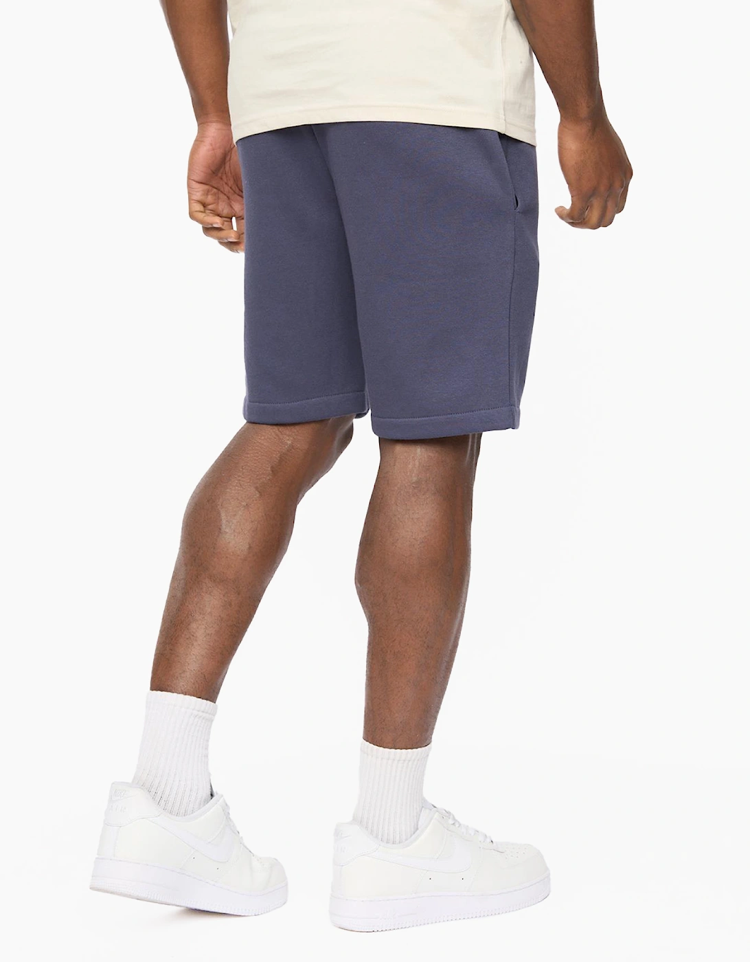 Crosshatch Bardon Mens Jog Shorts Navy