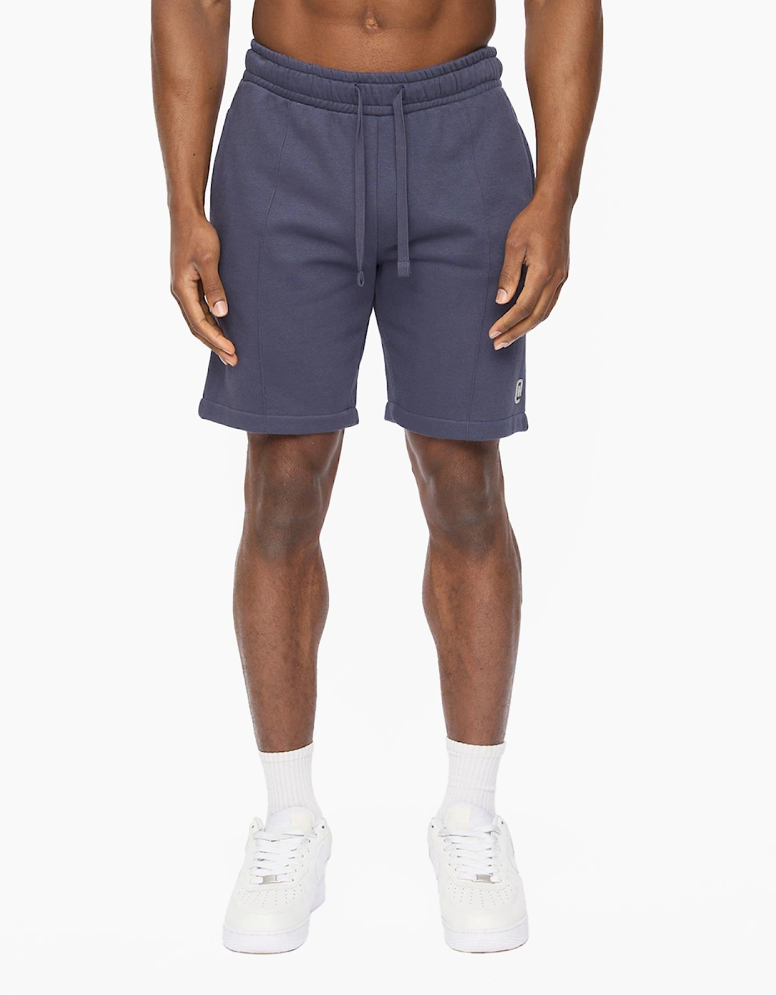 Crosshatch Bardon Mens Jog Shorts Navy