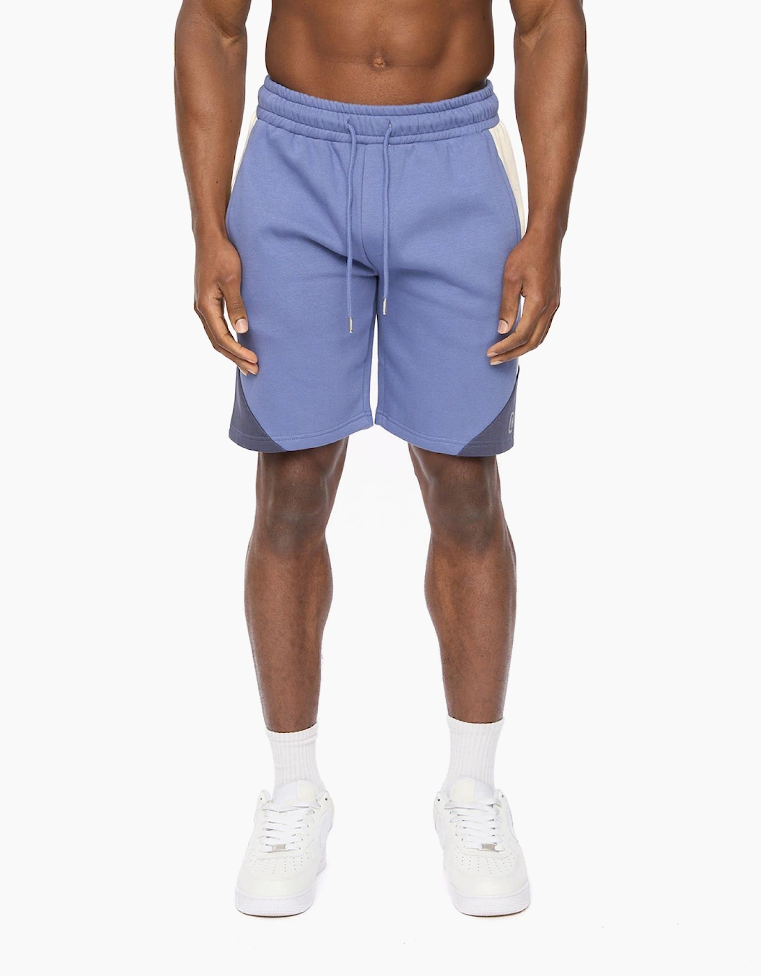 Crosshatch Castlebay Mens Jog Shorts Blue