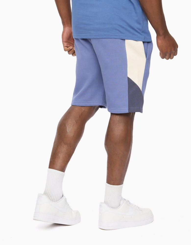Crosshatch Castlebay Mens Jog Shorts Blue
