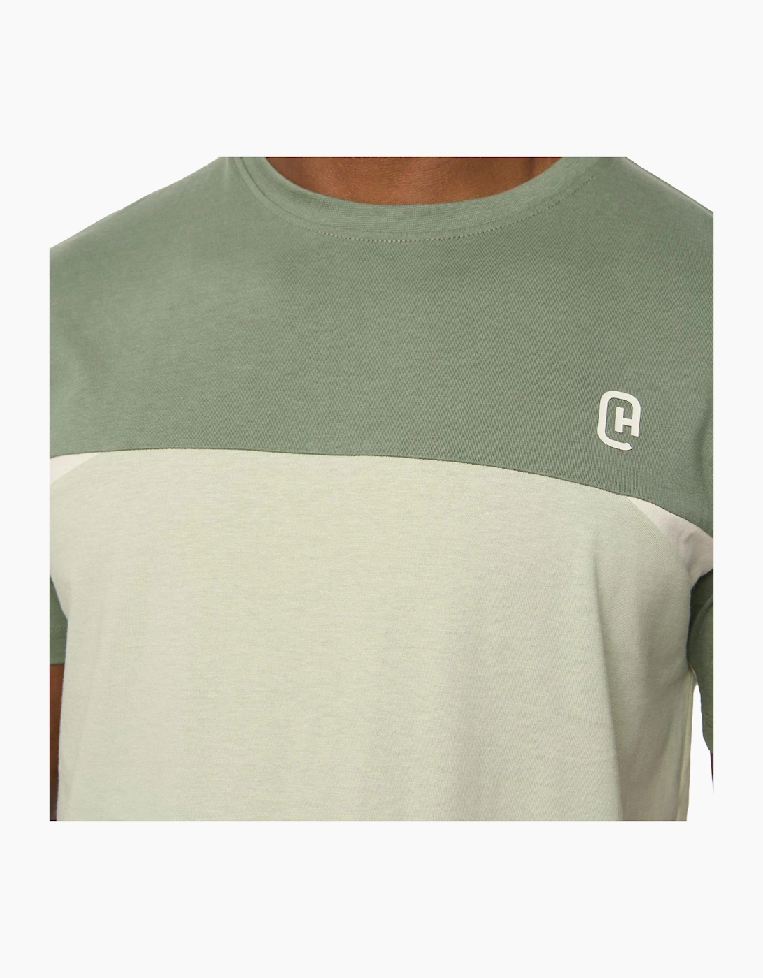 Crosshatch Castlebay Mens T-Shirt Olive / Green