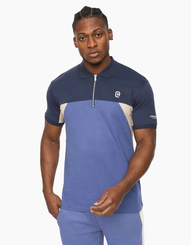 Crosshatch Castlebay Mens Polo Blue