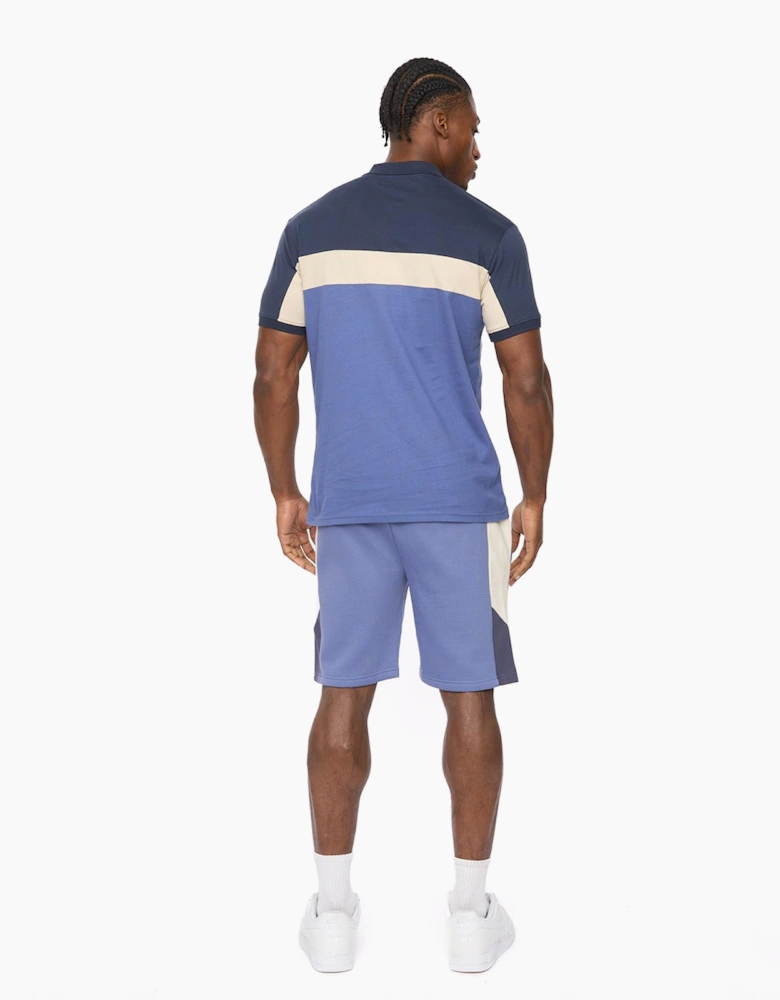 Crosshatch Castlebay Mens Polo Blue