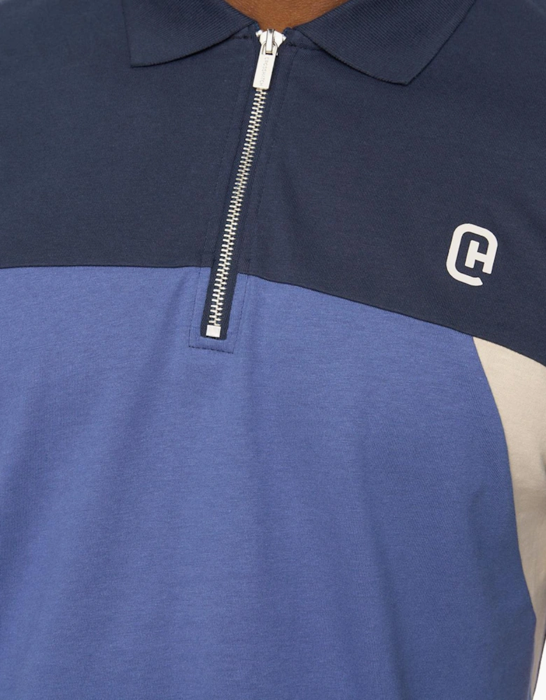 Crosshatch Castlebay Mens Polo Blue