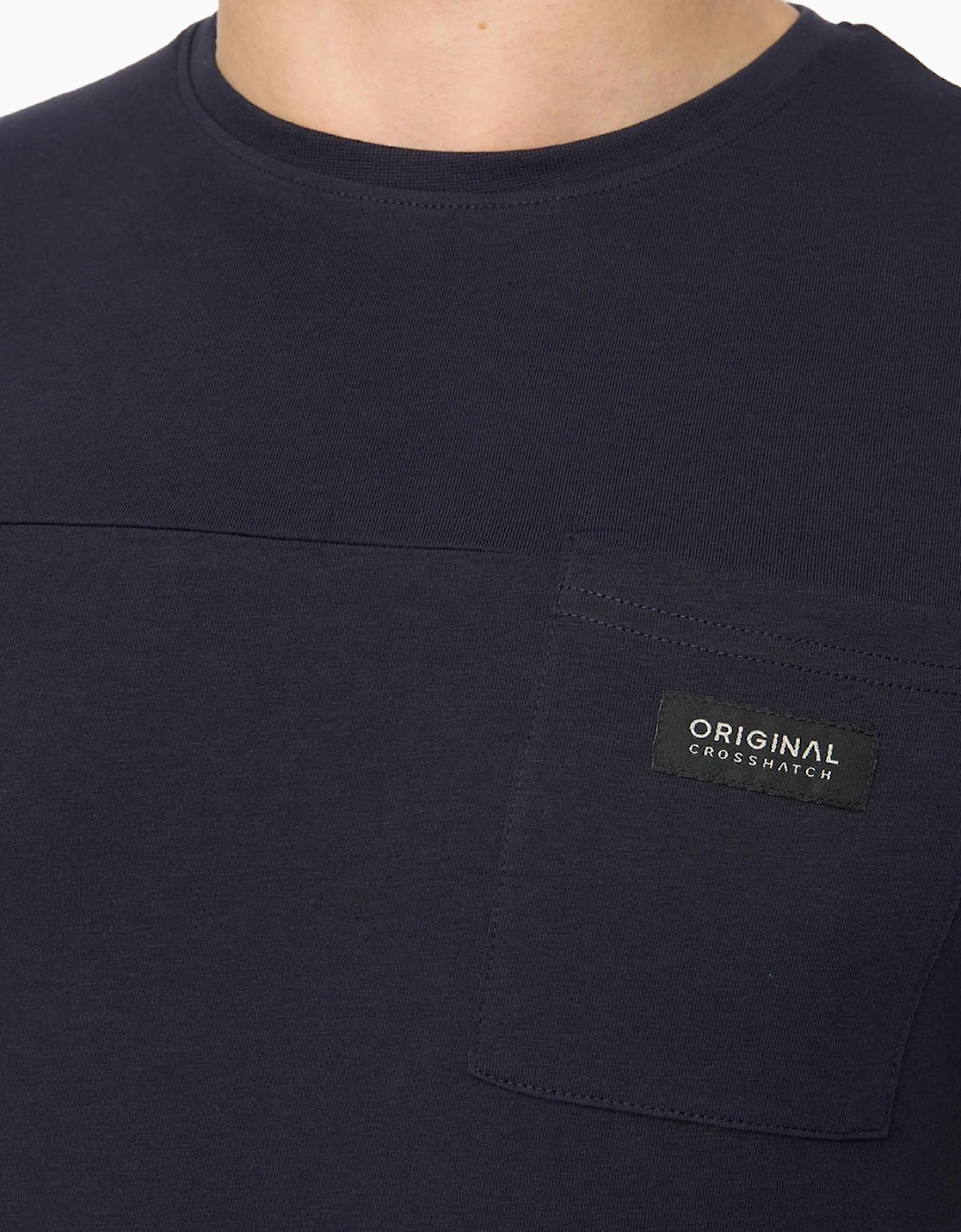 Crosshatch Carritore Mens T-Shirt Navy