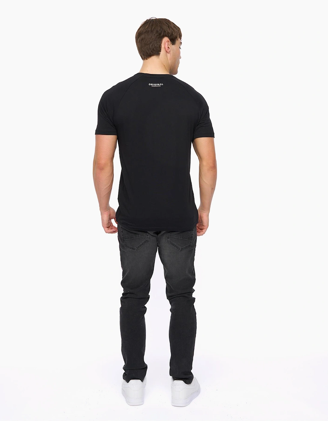 Crosshatch Chantlars Mens T-Shirt Black