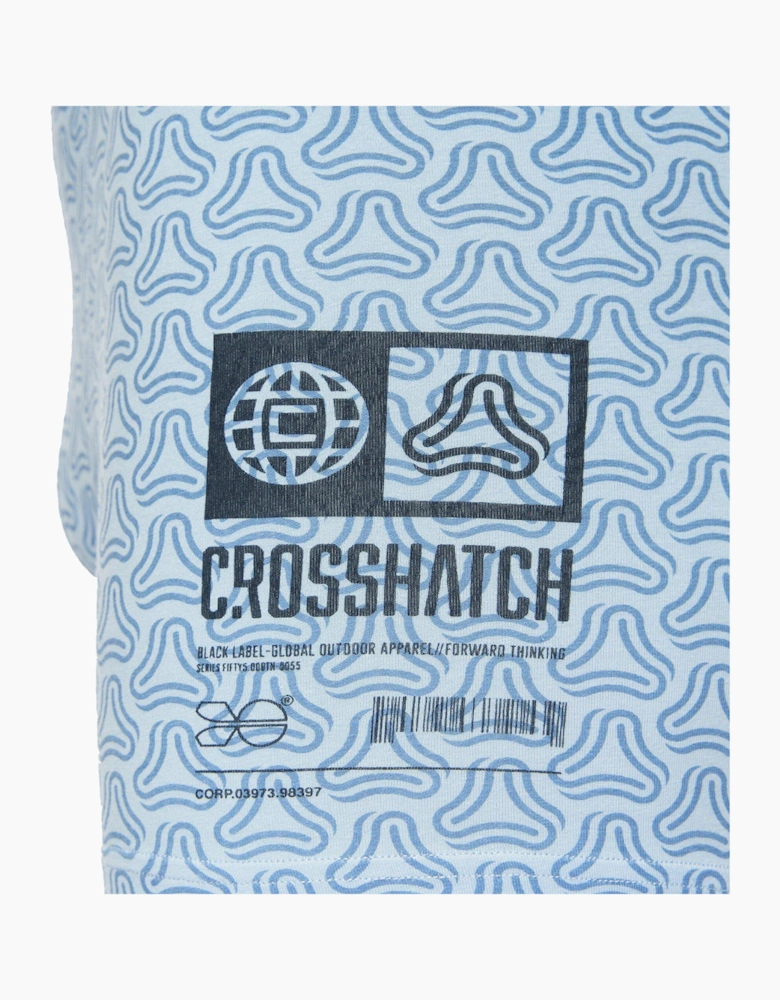 Crosshatch Buzzard 5pk Mens Boxer Shorts Blue / Navy