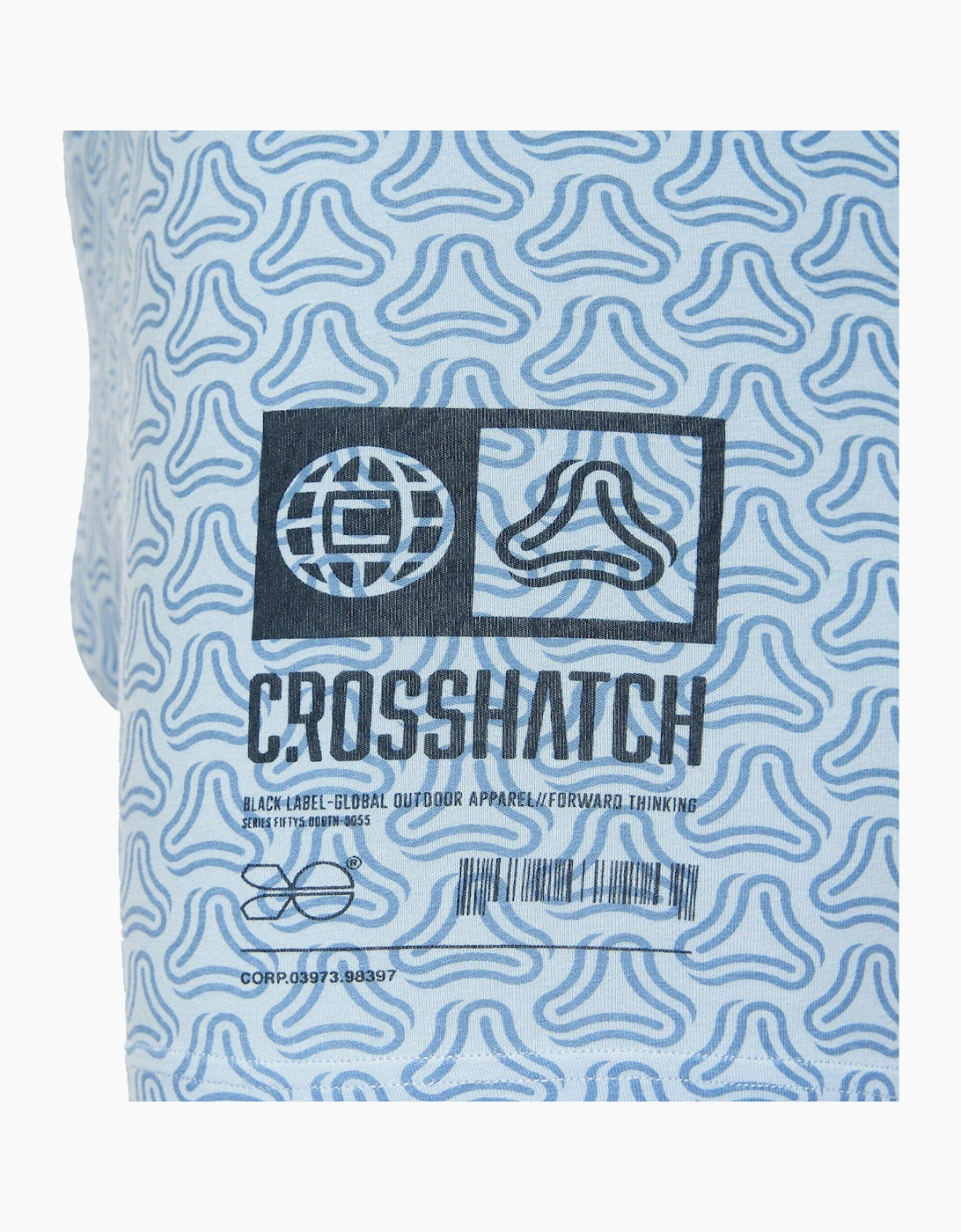 Crosshatch Buzzard 5pk Mens Boxer Shorts Blue / Navy