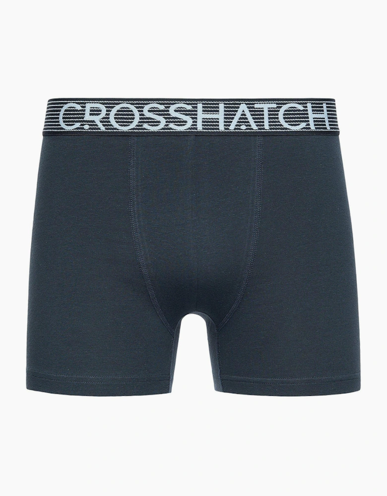 Crosshatch Buzzard 5pk Mens Boxer Shorts Blue / Navy