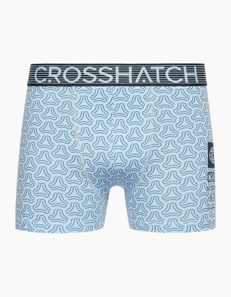 Crosshatch Buzzard 5pk Mens Boxer Shorts Blue / Navy