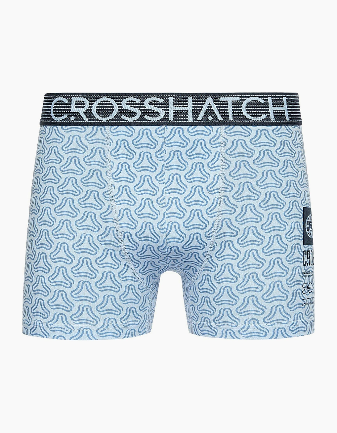 Crosshatch Buzzard 5pk Mens Boxer Shorts Blue / Navy