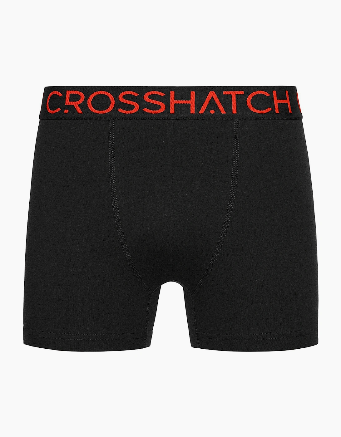 Crosshatch Chasma Mens 5pk Boxer Shorts Black