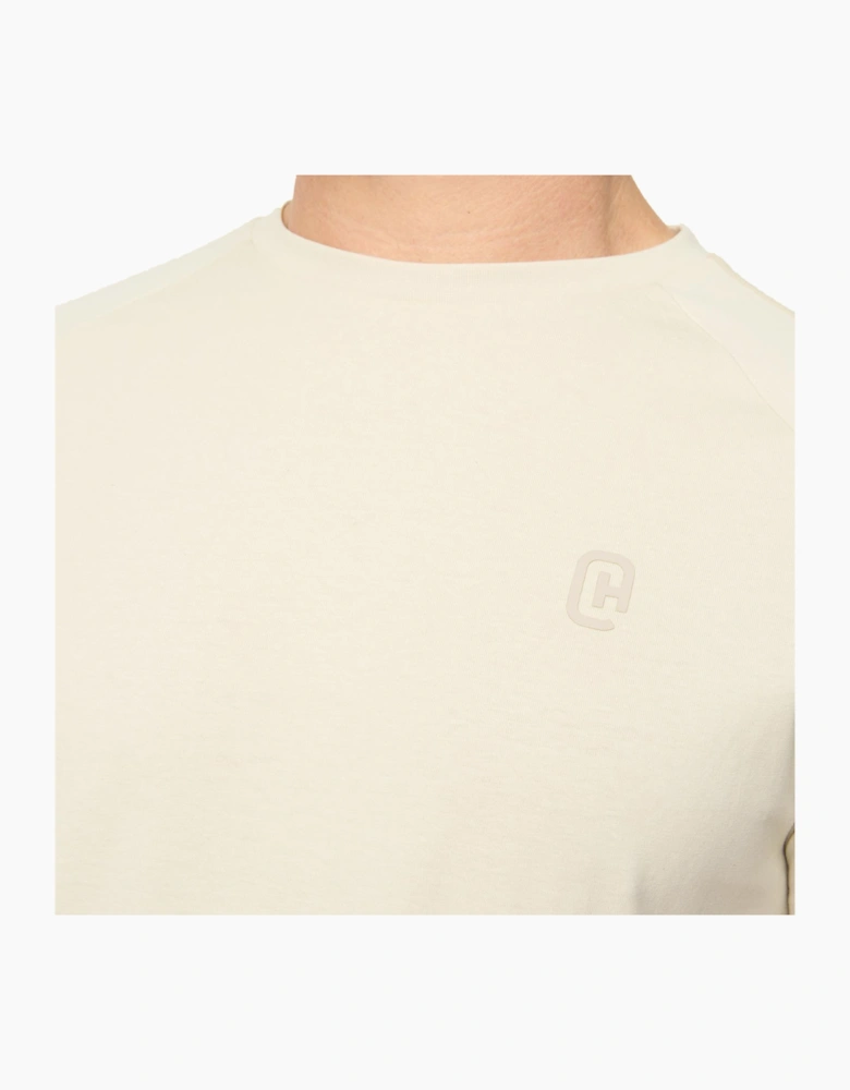 Crosshatch Cresswill Mens T-Shirt Neutral / Off White