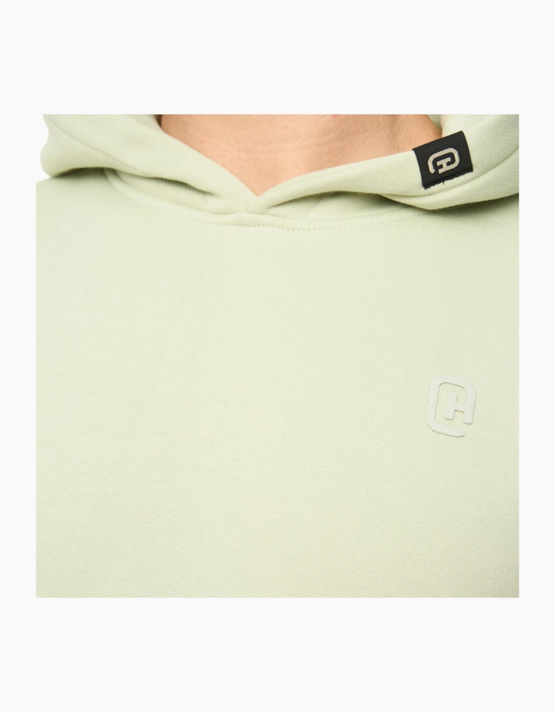 Crosshatch Crufton Mens Hoodie Light Olive / Green