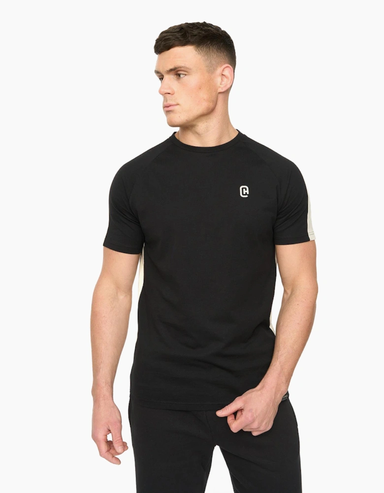 Crosshatch Cresswill Mens T-Shirt Black