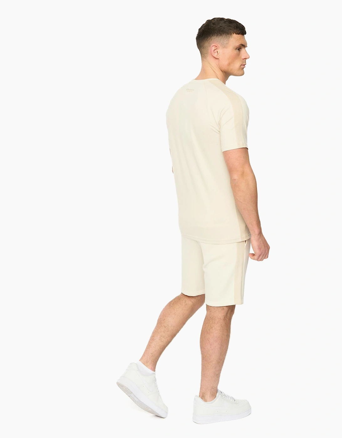 Crosshatch Cresswill Mens T-Shirt Neutral / Off White