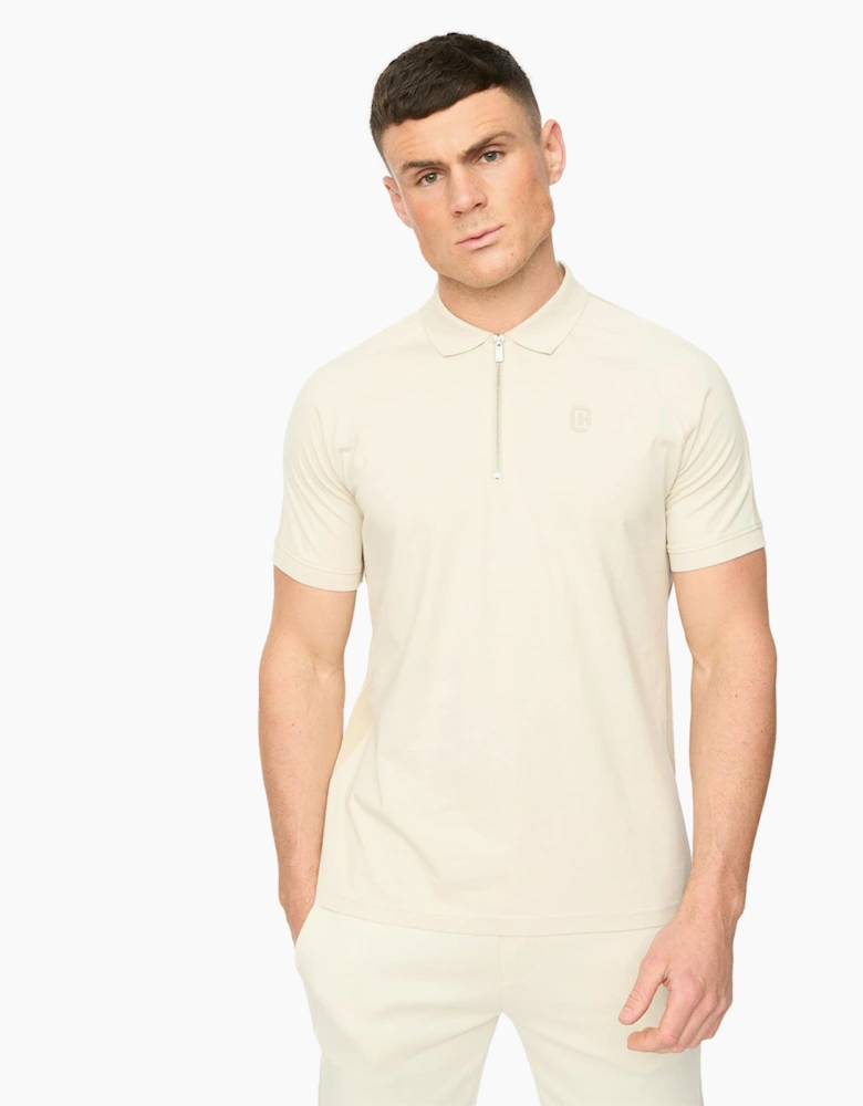 Crosshatch Cresswill Mens Polo Shirt Neutral