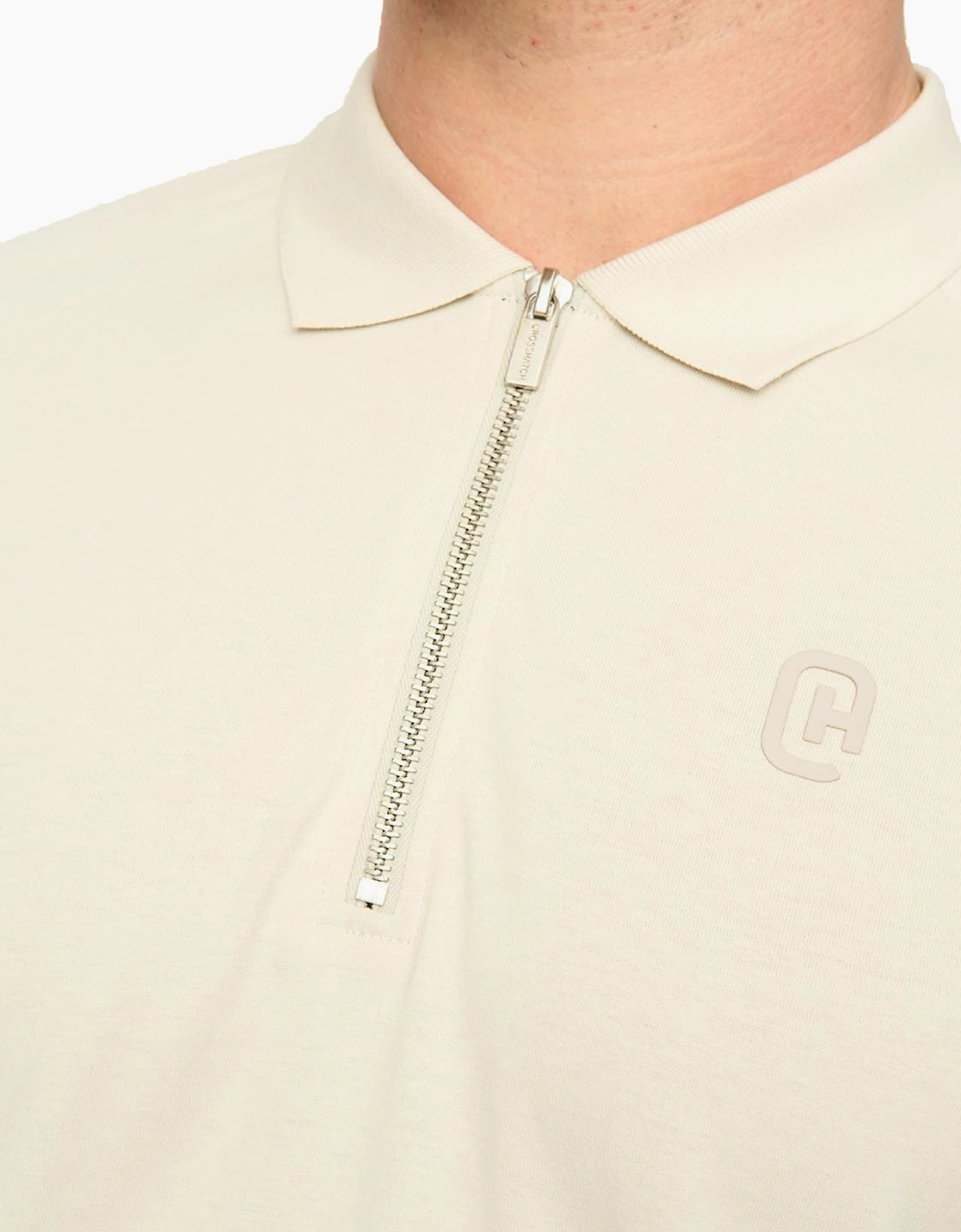 Crosshatch Cresswill Mens Polo Shirt Neutral