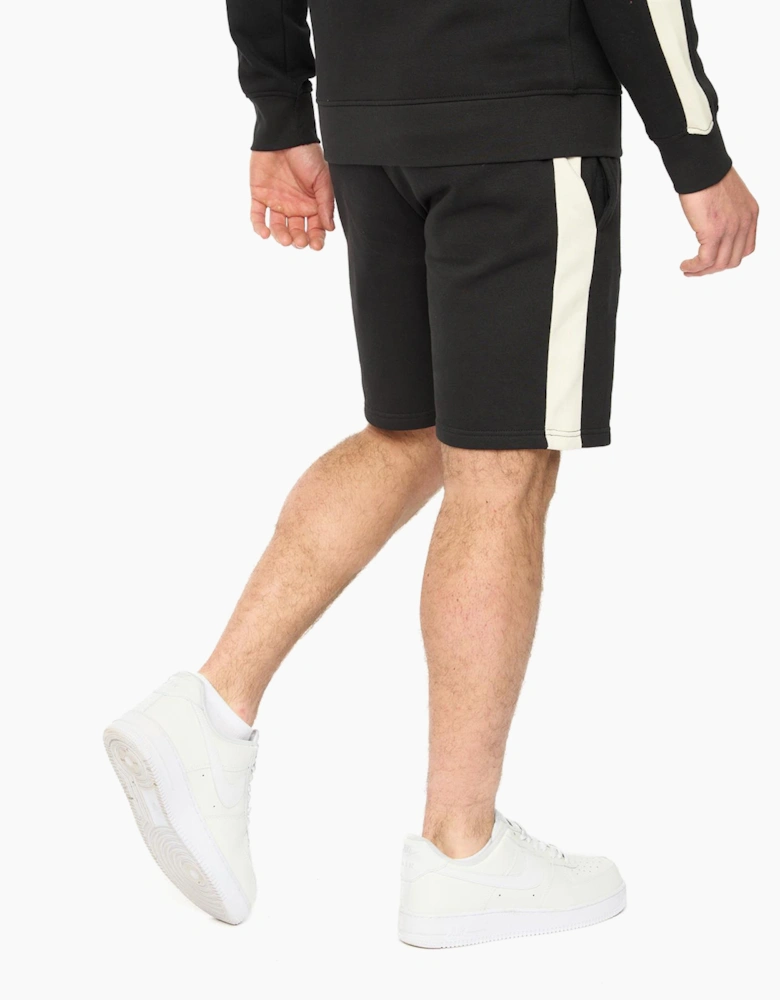 Crosshatch Cresswill Mens Jogging Shorts Black