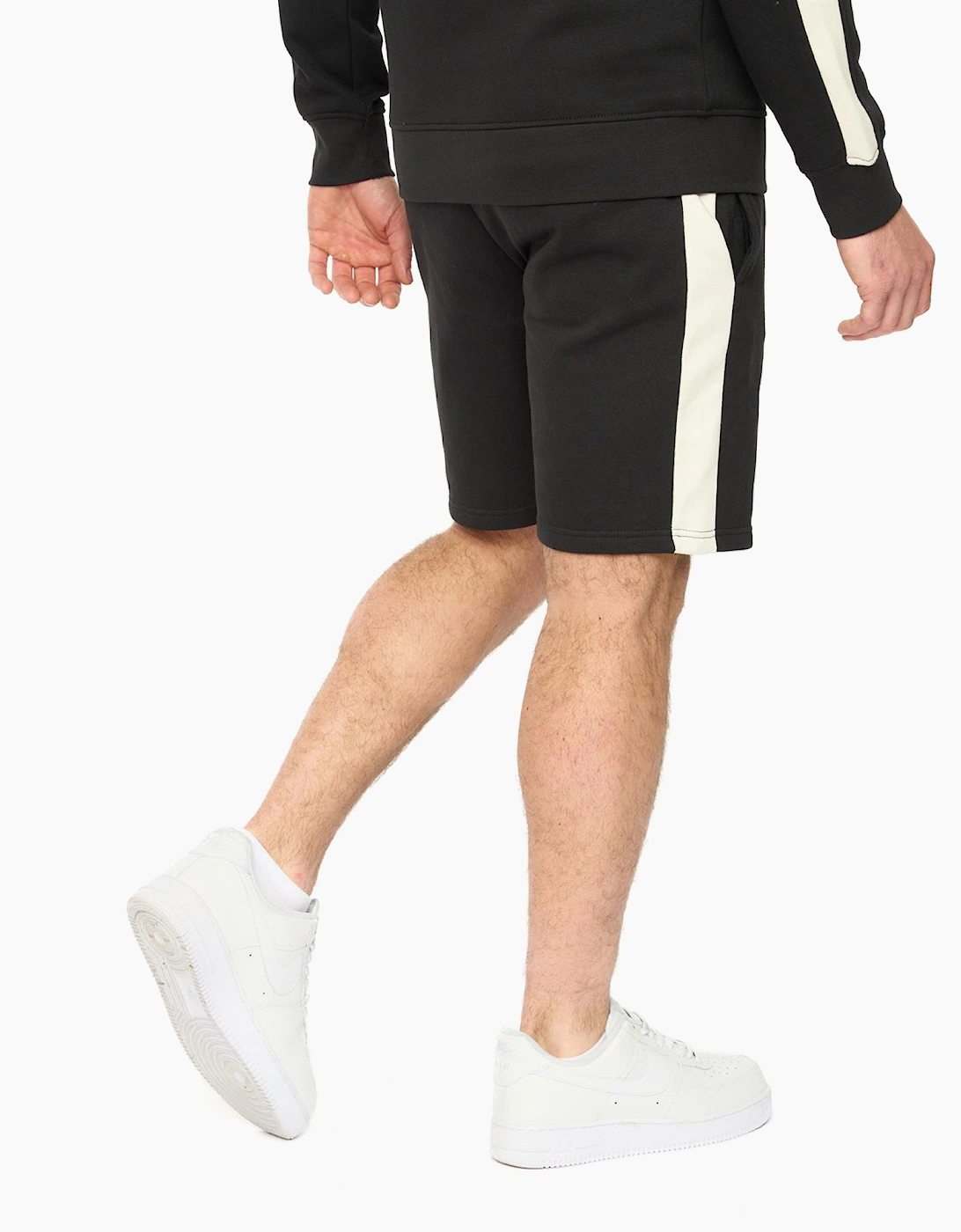Crosshatch Cresswill Mens Jogging Shorts Black